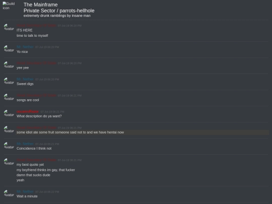The Mainframe - Private Sector - parrots-hellhole [597597683309608962] screenshot